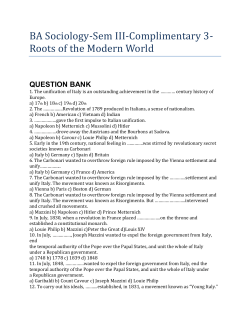 BA Sociology-Sem III-Complimentary 3