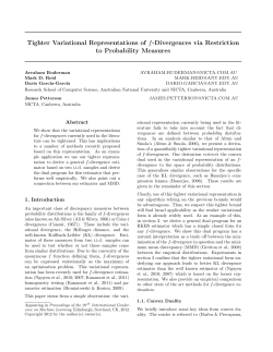 Tighter Variational Representations of f