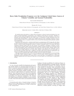 Heavy Daily Precipitation Frequency over the Contiguous United