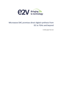 Microwave DAC promises direct digital synthesis from DC to