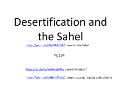 AA Drought Desertification in Sahel PP + solutions