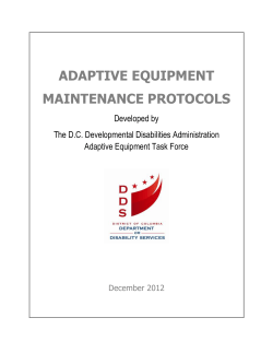 adaptive equipment maintenance protocols