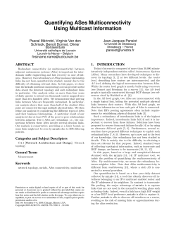 Quantifying ASes Multiconnectivity Using Multicast Information