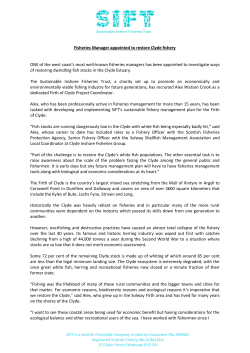 Fisheries Manager appointed to restore Clyde fishery