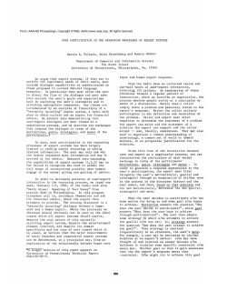 User Participation in the Reasoning Processes