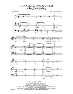 1. in Just-spring CHANSONS INNOCENTES