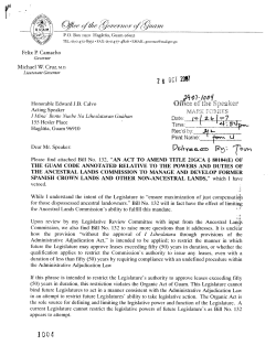 Felix P. Camacho Michael W Cruz, MD