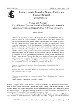 PDF - Fafnir &ndash; Nordic Journal of Science Fiction and Fantasy Research