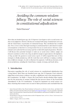 Avoiding the common-wisdom fallacy: The role of