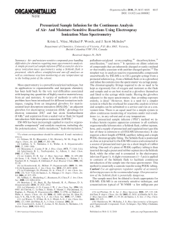 Pressurized Sample Infusion for the Continuous Analysis of Air