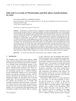 Salts and Co-crystals of Theobromine and their phase