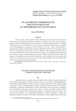 AN AUTHENTIC EXPERIENCE OF &ldquo;MULTICULTURALISM&rdquo; AT THE