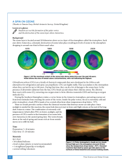 A Spin on Ozone - International Polar Year