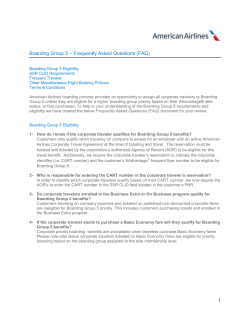 Boarding Group 5 – Frequently Asked Questions (FAQ)