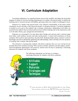 06 Curriculum Adaptation