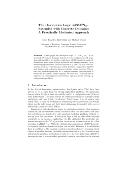 The Description Logic ALCN HR+ Extended with Concrete