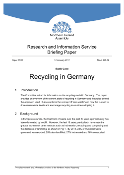 Recycling in Germany