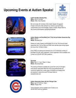 Upcoming Events at Autism Speaks!