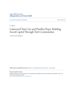 Lakewood Tent City and Pinellas Hope