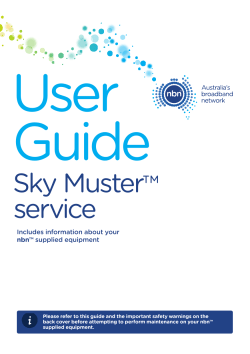 Sky Muster&trade; service