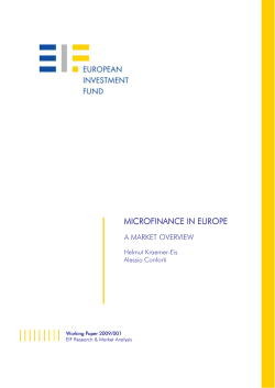 microfinance in europe microfinance in europe