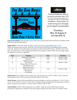 Event Flyer - USA Cycling