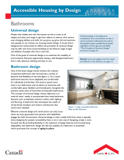 Accessible Housing by Design - Bathrooms