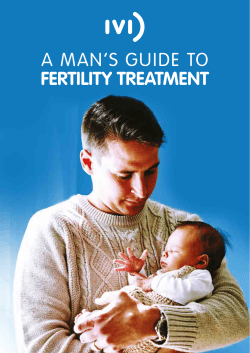 a man`s guide to fertility treatment