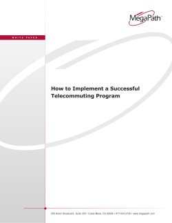 How to Implement a Successful Telecommuting Program