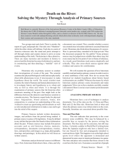 Death on the River - Tulare County Office of Education