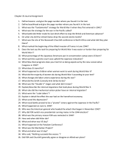 Chapter 35 Due Friday - Scott County Schools