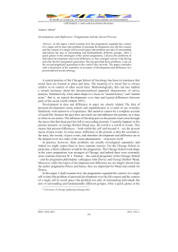 Andrew Abbott - European Journal of Pragmatism and American