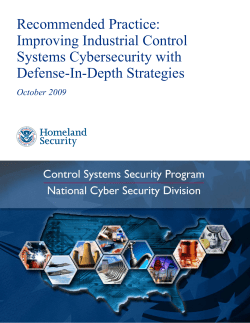 Improving Industrial Control Systems Cybersecurity with Defense