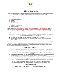 information on HCG