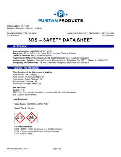 sds - Puritan Products