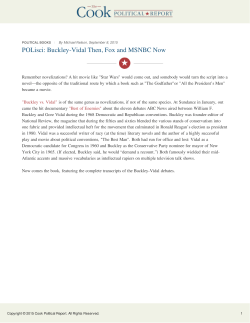 PDF One-Pager - The Cook Political Report