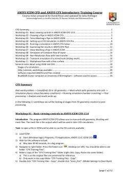 Course notes - University of Birmingham Intranet
