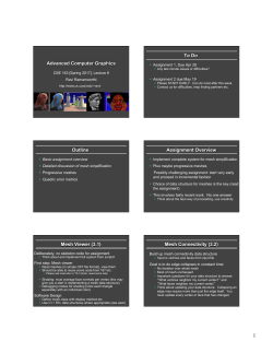 Mesh Connectivity (3.2)