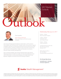 Market Outlook Seminar &ndash; February 22, 2017 - The Sharpe