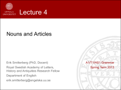 Lecture 4 - Studentportalen