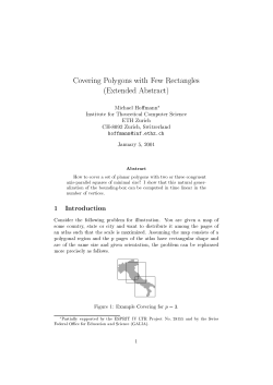Covering Polygons with Few Rectangles (Extended Abstract)