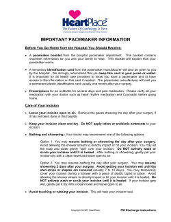 important pacemaker information