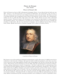Pierre de Fermat
