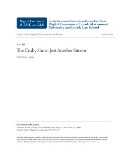 The Cosby Show: Just Another Sitcom