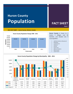 Huron County Population Fact Sheet - United Way Perth