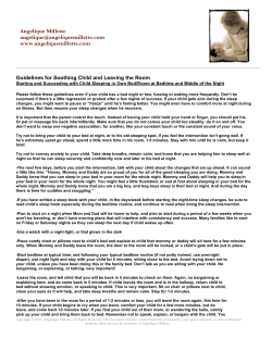 Starting and Succeeding with child sleeping in bed-room