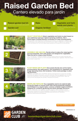 Raised Garden Bed