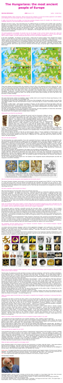 The Hungarians: the most ancient people of Europe