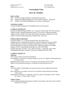 Curriculum Vitae - Climate Change Adaptation Project