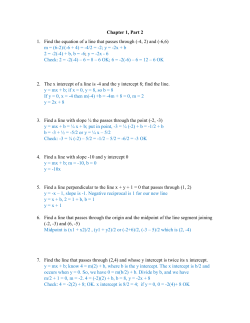 m = (6-2)/(-6 + 4) = -4/2 = -2